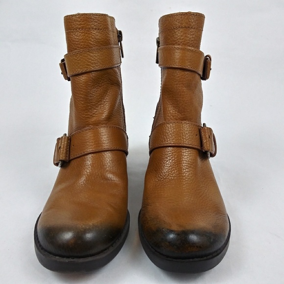 **SOLD SOLD**Lucky Brand Hanae Leather Distressd - Picture 2 of 8